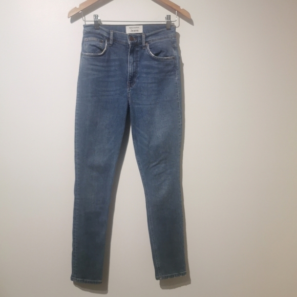 REFORMATION s26 light blue jeans high rise & skinny - Picture 2 of 16
